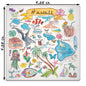 Hawaii Map Stone Coaster