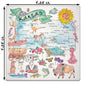 Kansas Map  Stone Coaster