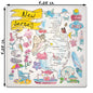 New Jersey Map  Stone Coaster