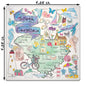 South Carolina Map Stone Coaster