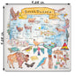 South Dakota Map  Stone Coaster
