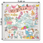 Virginia Map Stone Coaster