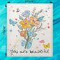 Thank You for Being You Swedish Dishcloth – Wildflower Heart